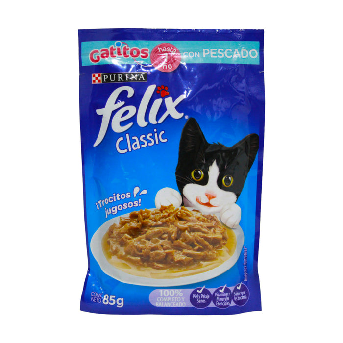 Purina Felix Classic Con Pescado X 85G