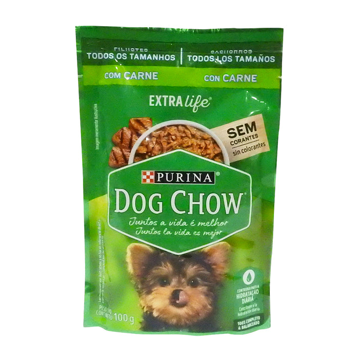Alimento Purina Dog Chow Cachorros Sabor Carne X 100G