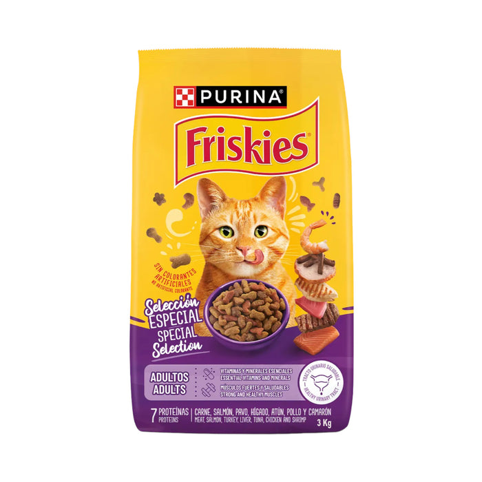 Friskies Purina Selección Especial Adultos X 3 K