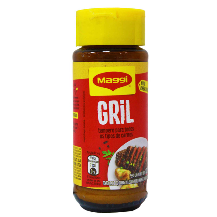 Sazonador Maggi Gril Para Todo Tipo De Carnes X 120G