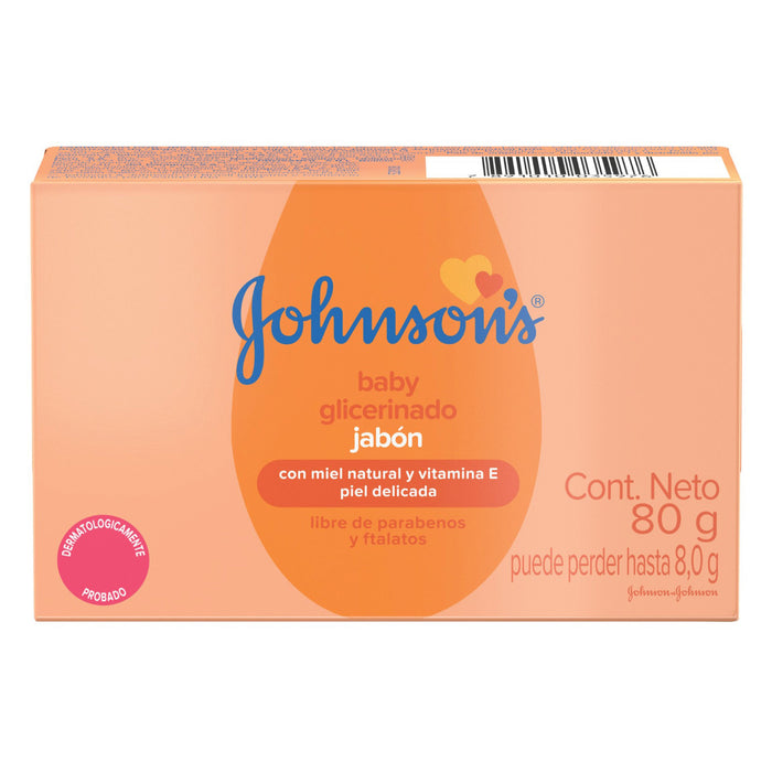 Johnson´S Jabón En Barra Glicerina X 80G