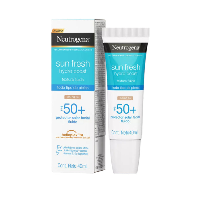 Protector Facial Neutrogena Sin Fresh Fps 50 Color 2.0 X 40Ml