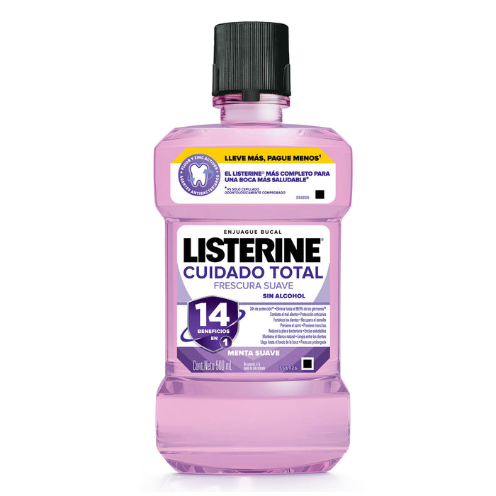 Listerine Enjuague Bucal Cuidado Total X 500Ml