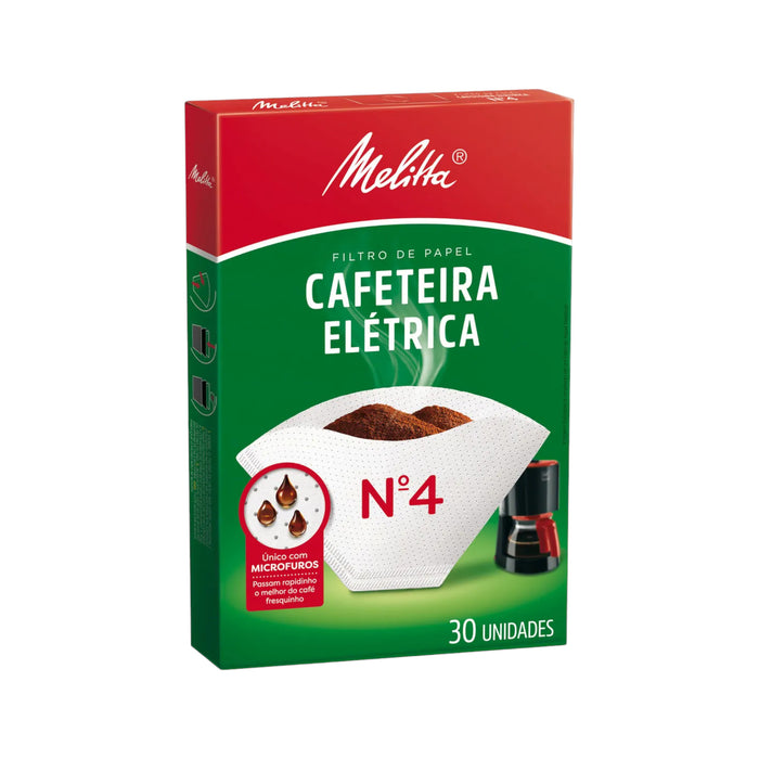 Filtro Para Cafetera Eléctrica Melitta Nro 4 Caja X 30 Unidades