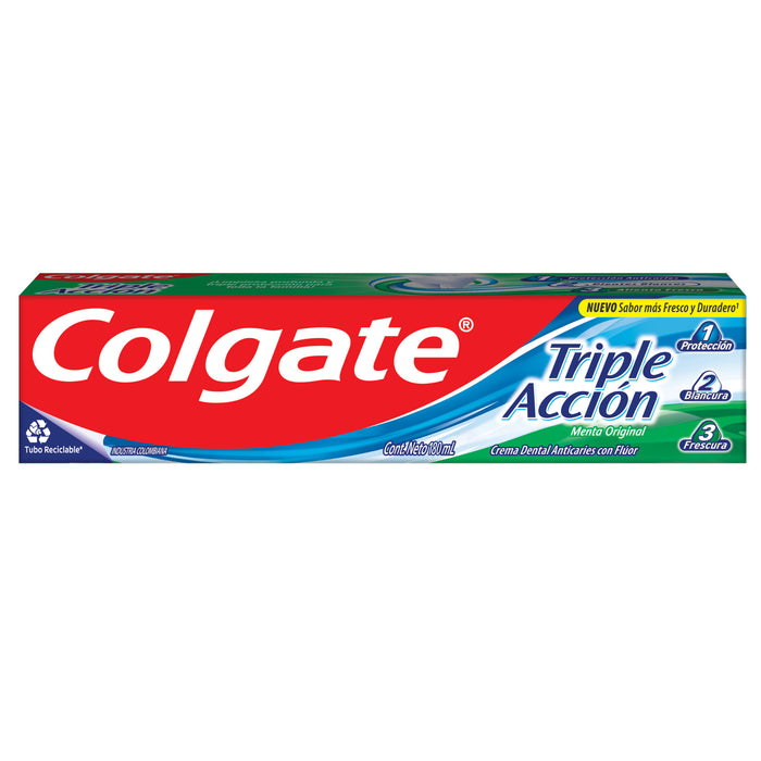 Colgate Triple Acción Crema Dental X 180G