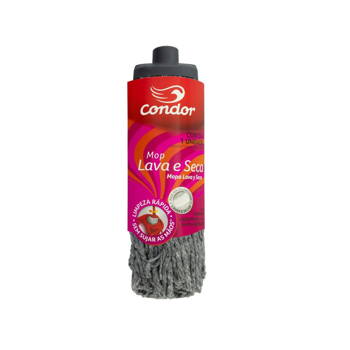 Condor Mopa Lava Y Seca Con Palo