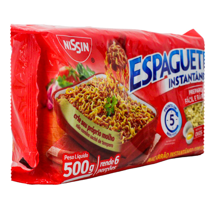 Nissin Espaguete Instantaneo Con Huevo Bolsa X 500G