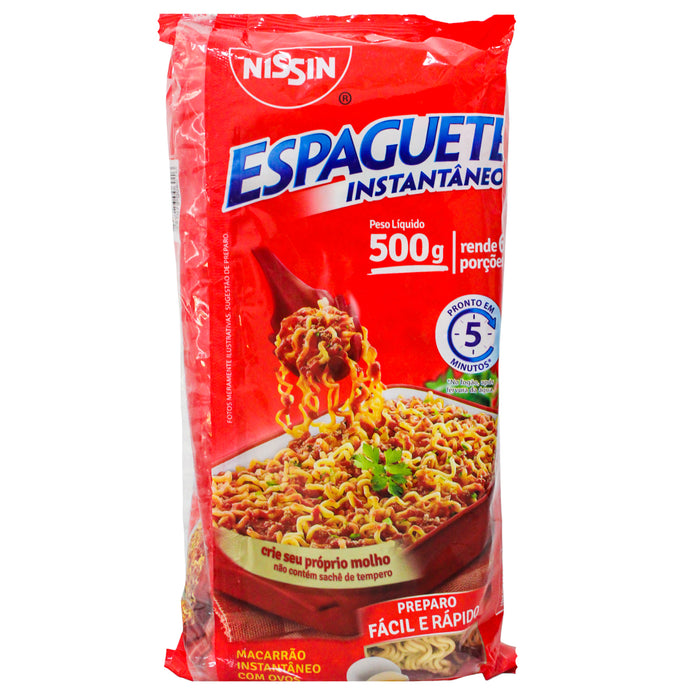 Nissin Espaguete Instantaneo Con Huevo Bolsa X 500G