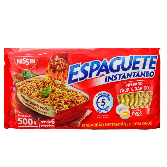 Nissin Espaguete Instantaneo Con Huevo Bolsa X 500G