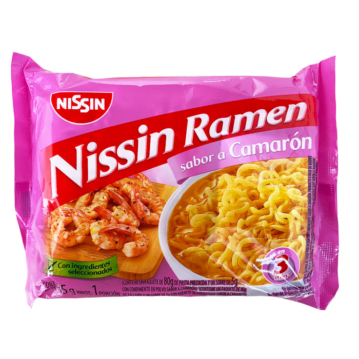 Nissin Ramen Sabor Camaron Bolsa X 85G