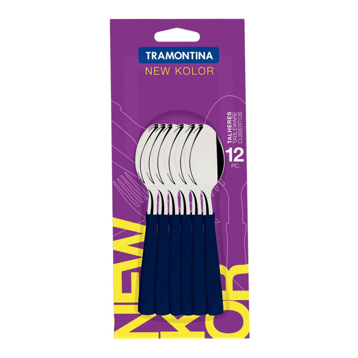 Juego Cucharas De Té Tramontina New Kolor X 12 Piezas