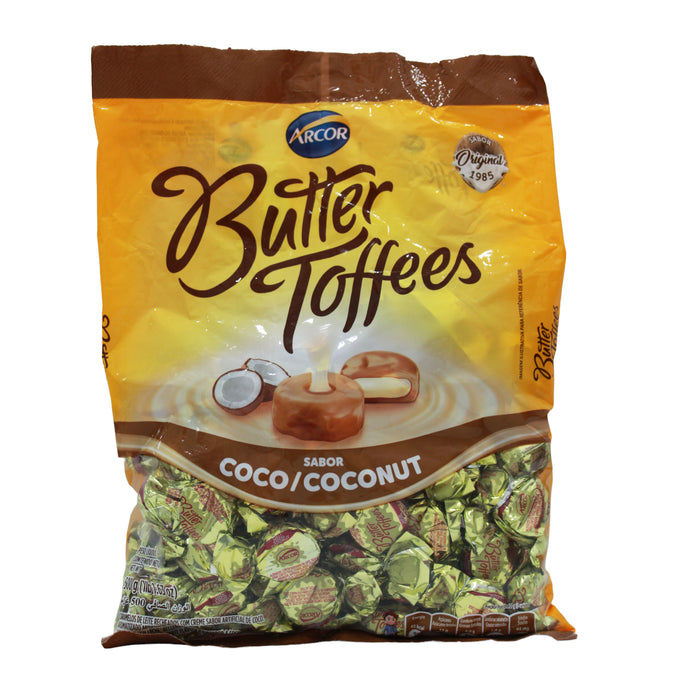 Butter Toffees Caramelos Sabor Coco X 500G