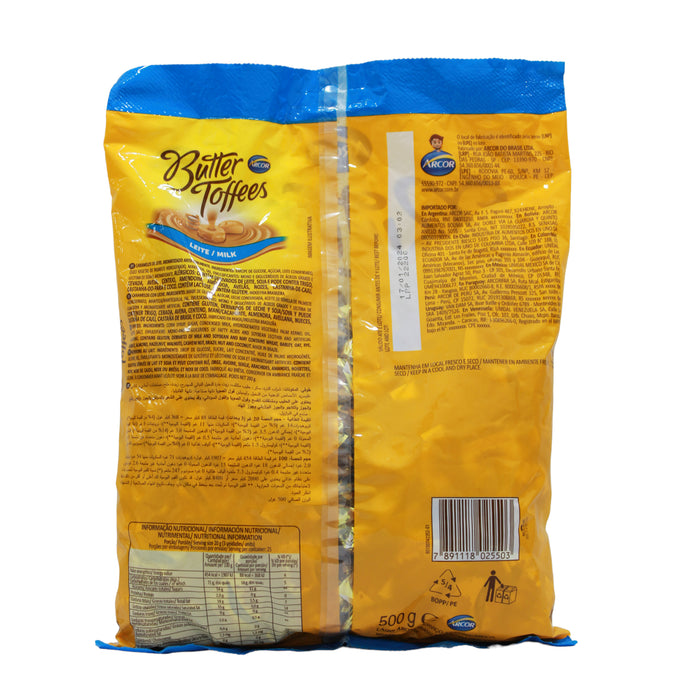 Butter Toffees Caramelos Leche X 500G