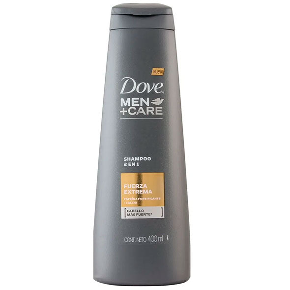Dove Men Mas Care Shampoo 2 En 1 Fuerza Extrema X 400Ml