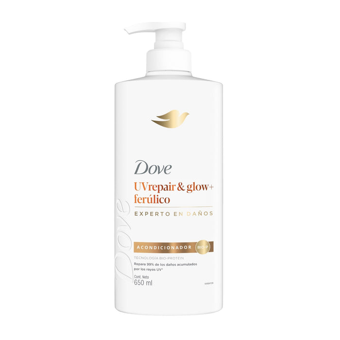 Acondicionador Dove Uv Repair Y Glow+Ferulico X 650Ml