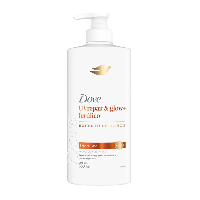 Shampoo Dove Uv Repair Y Glow+Ferulico X 650Ml