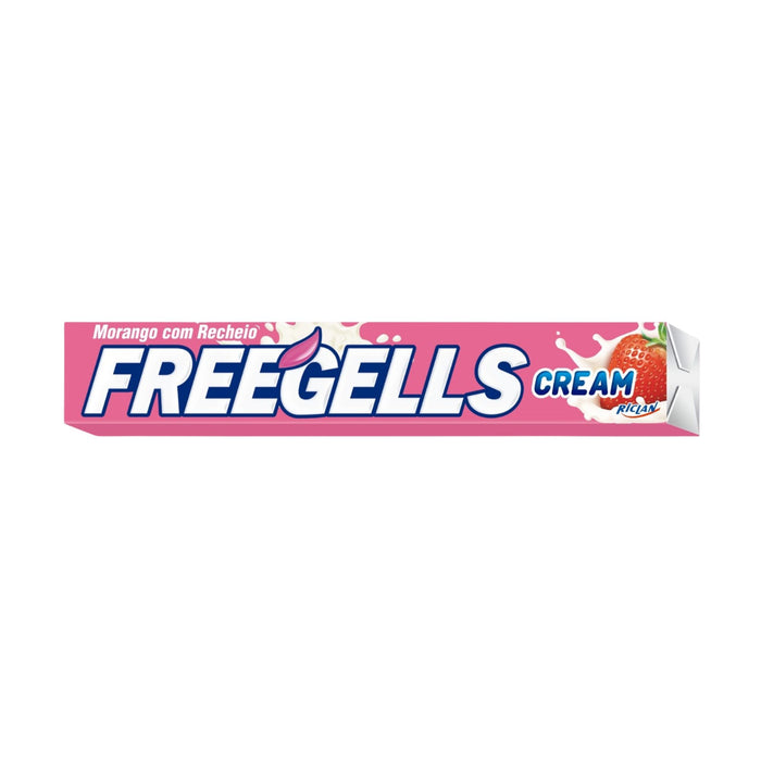 Pastilla Freegells Sabor Cream Frutilla X 27.6G