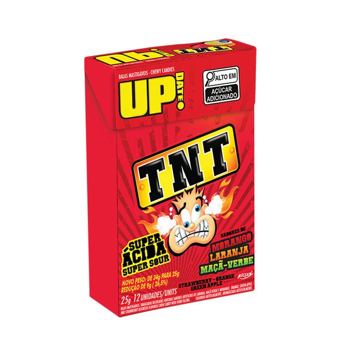 Caramelos Up Date Tnt Frutilla / Naranja / Manzana Verde X 25G