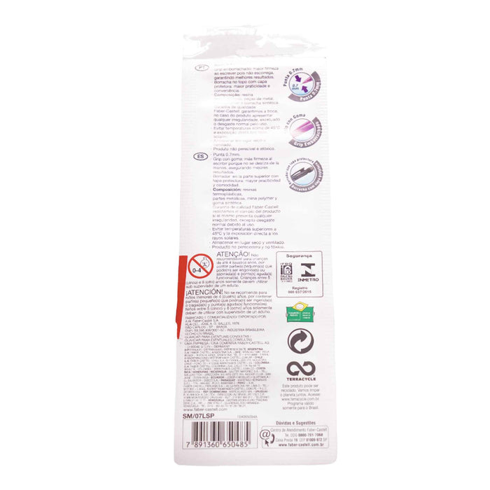 Faber Castell Portaminas + Minas 0.7 X Unidad