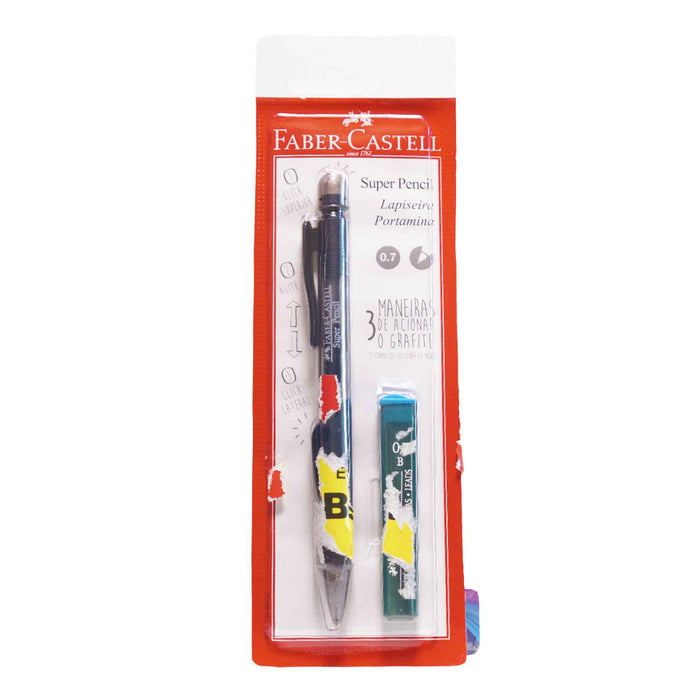 Faber Castell Portaminas + Minas 0.7 X Unidad