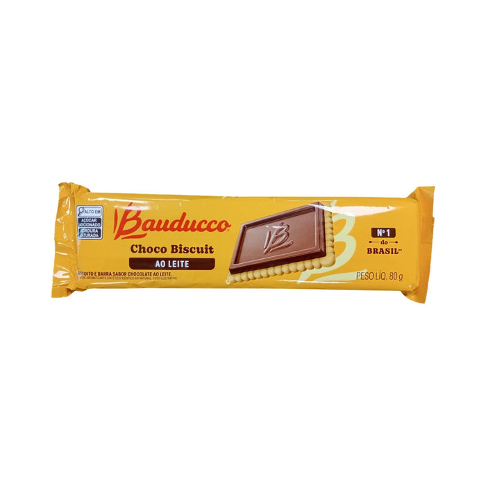 Biscoito Galleta Bauducco Chocolate Con Leche X 80G