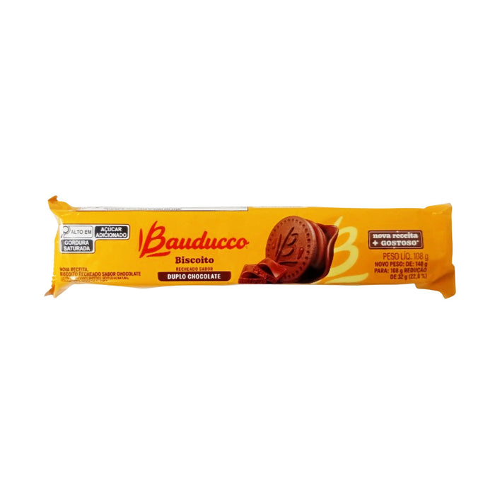 Galleta Rellena Bauducco Duplo Chocolate X 108G