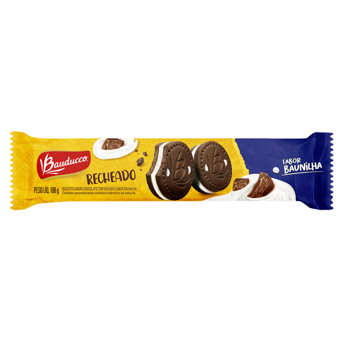 Bauducco Galleta Rellena X 108G Vainilla