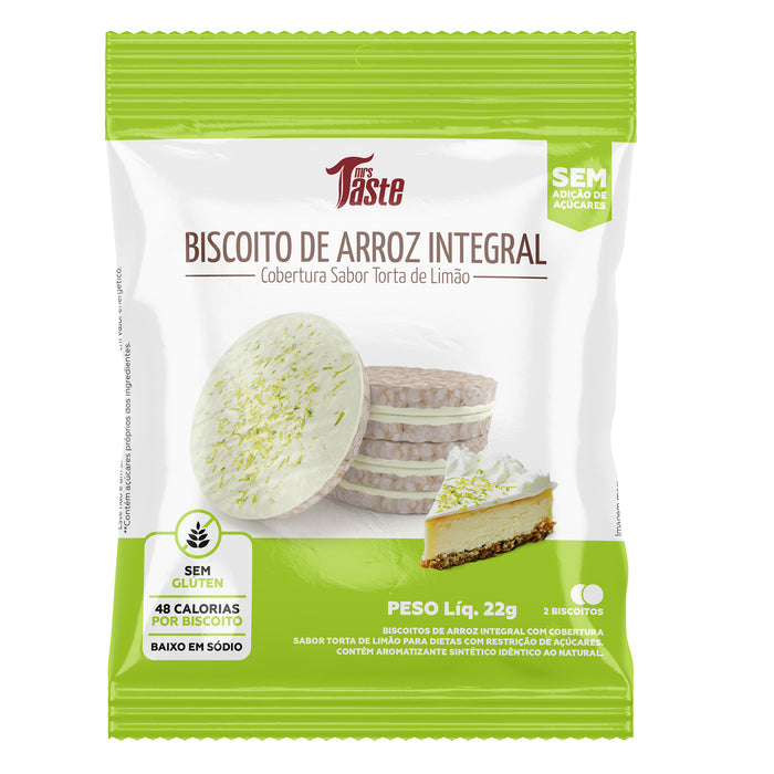 Mrs Taste Galleta Arroz Integral Sabor Limon X 22G