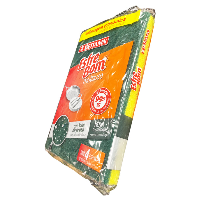 Esponjas Multiuso Esfrebom X 4 Unidades
