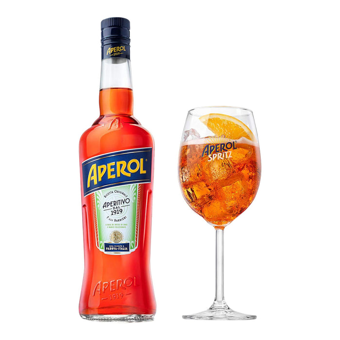 Pack Aperol Spritz 750Ml + Copa (Cuadro De Madera)