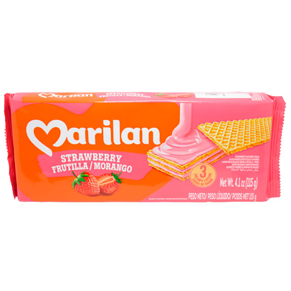 Marilan Wafer Galleta Fresa X 115G