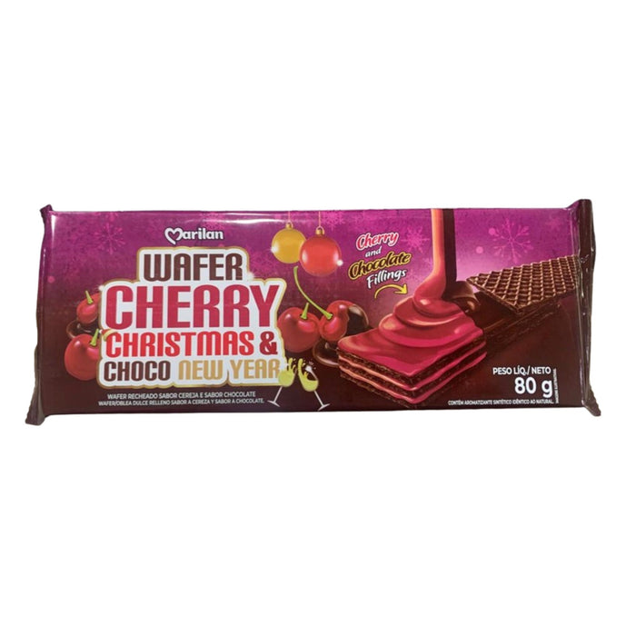 Wafer Marilan Cherry Christmas Choco New Year X 80G