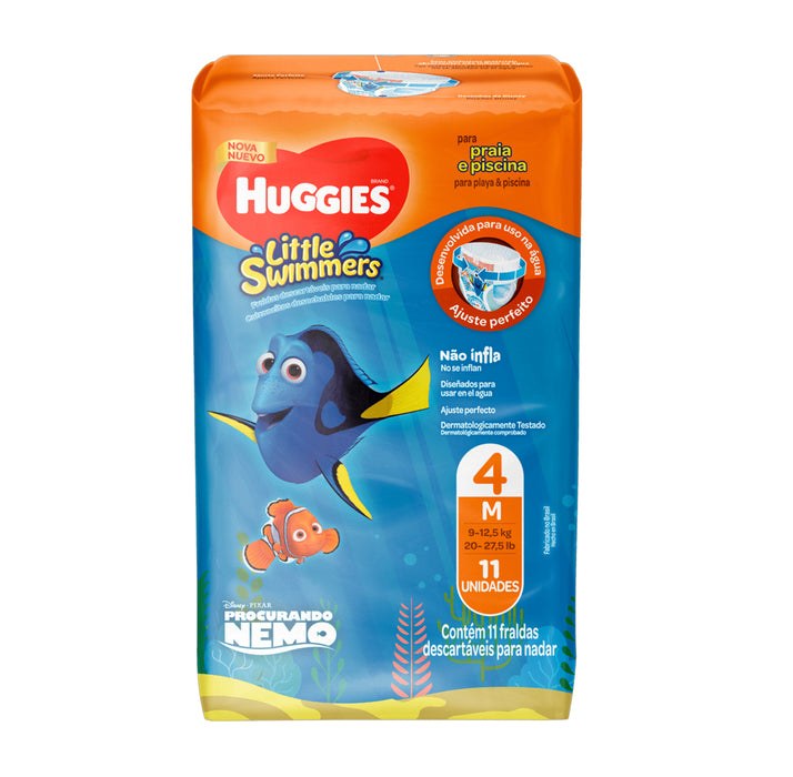 Huggies Little Swimmers Para Playa Y Piscina Talla M X 11 Unidadades