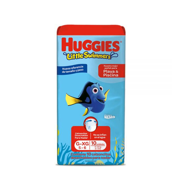 Pañales Little Swimmers Huggies G - Xg X 10 Unidades