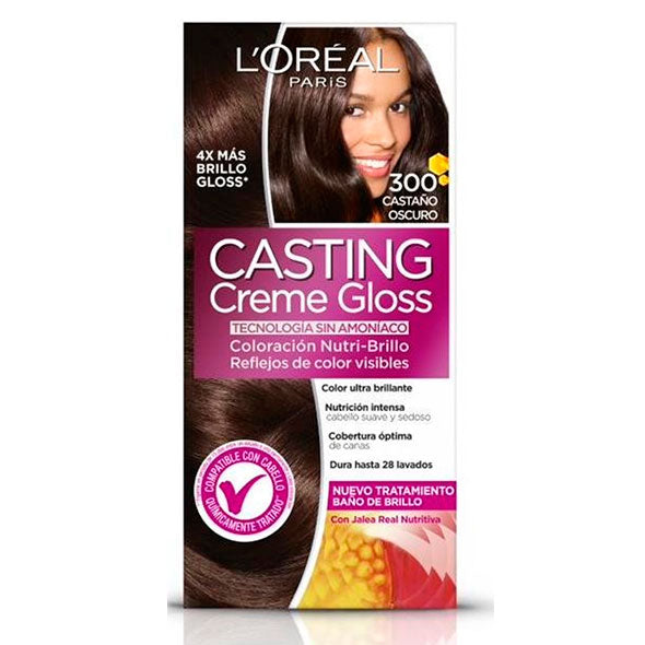 Loreal Casting Creme Gloss 300 Castanho Oscuro X Unidad
