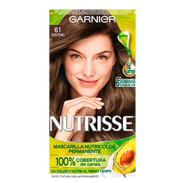 Nutrisse # 61 Centeno Rubio Oscuro Ceniza