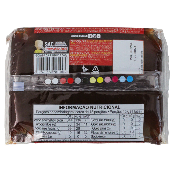 Pinduca Pasta De Guayaba X 500G