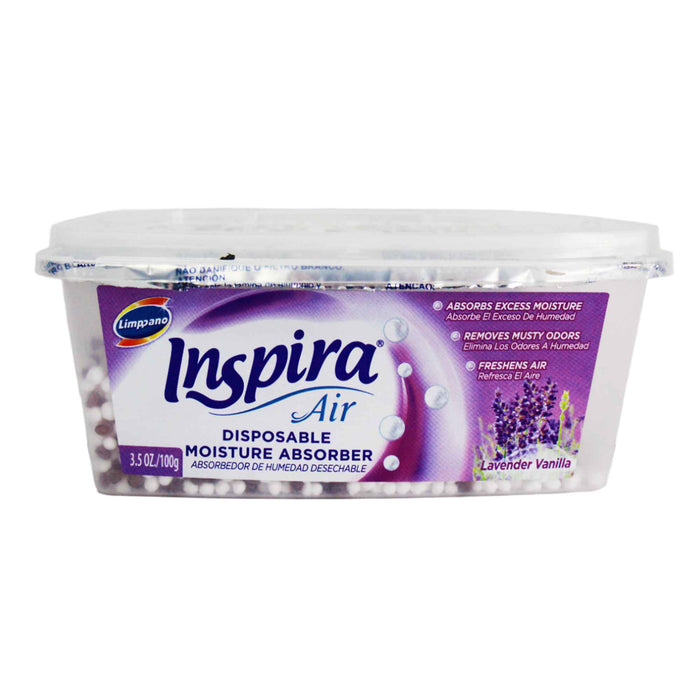 Absorbedor Humedad Inspira Air Limppano Lavanda Vainilla X 100G