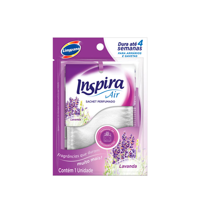 Ambientador Limppano Inspira Air Lavanda X Sachet