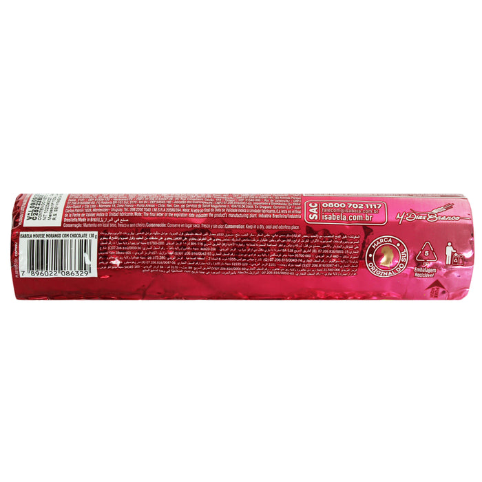 Galletas Mousse Rellenas Frutilla Chocolate X 130G