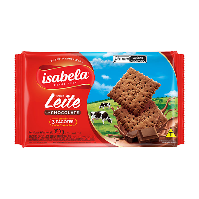 Galleta Dulce Isabela Paquete Leche Con Chocolate X 350G