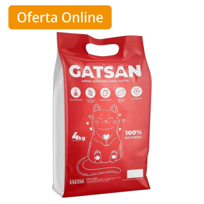 Arena Sanitaria Catsan Para Gatos X 4 K