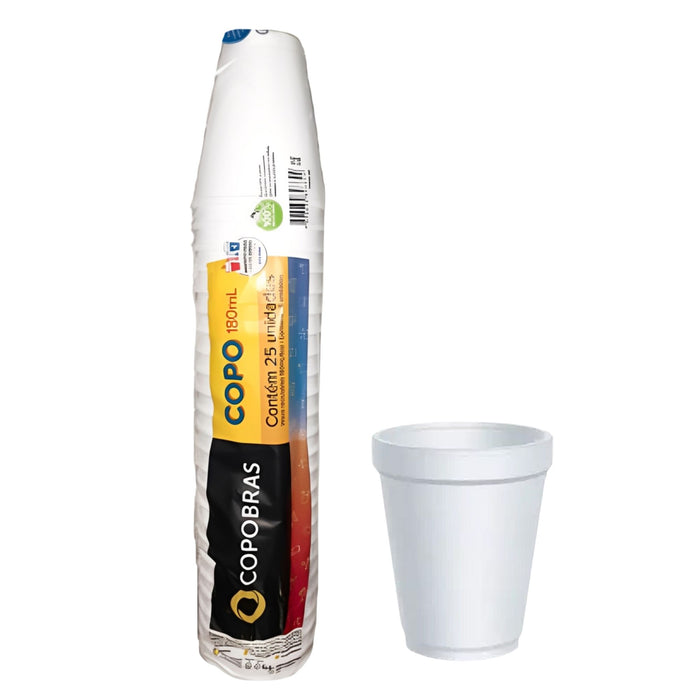 Vaso Copobras Térmico 180Ml X 25 Unidades