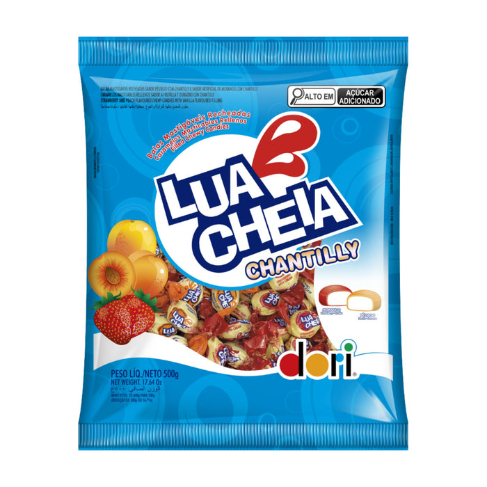 Caramelos Lua Cheia Masticables Rellenos Chantilly X 500G
