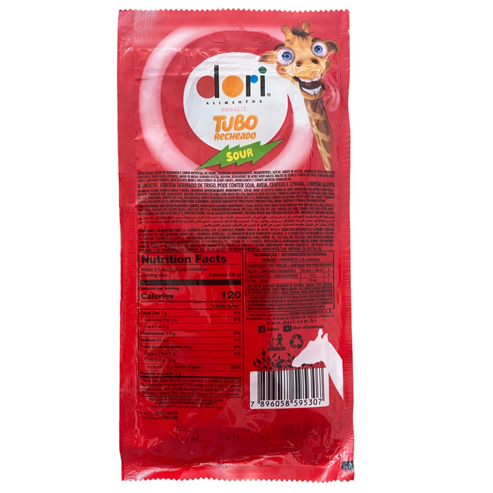 Dori Regaliz Gomitas Acidas Fresa Y Crema X 70G