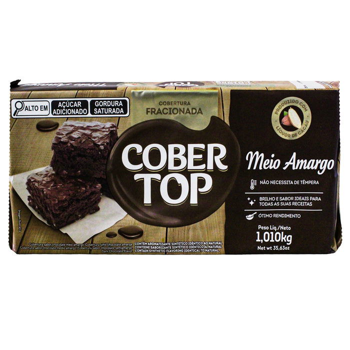 Cobertop Cobertura De Chocolate Medio Amargo X 1Kg