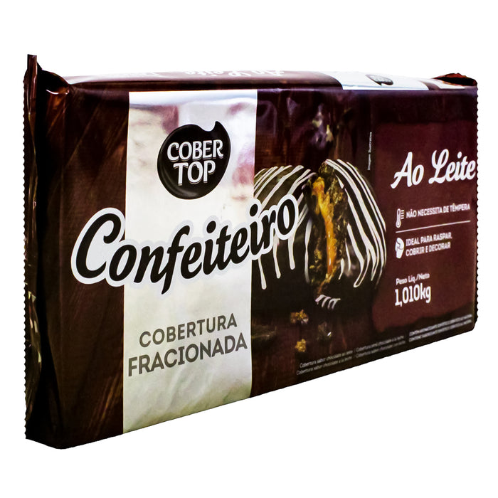 Cobertura Confitada Cobertop Chocolate Con Leche X 1Kg