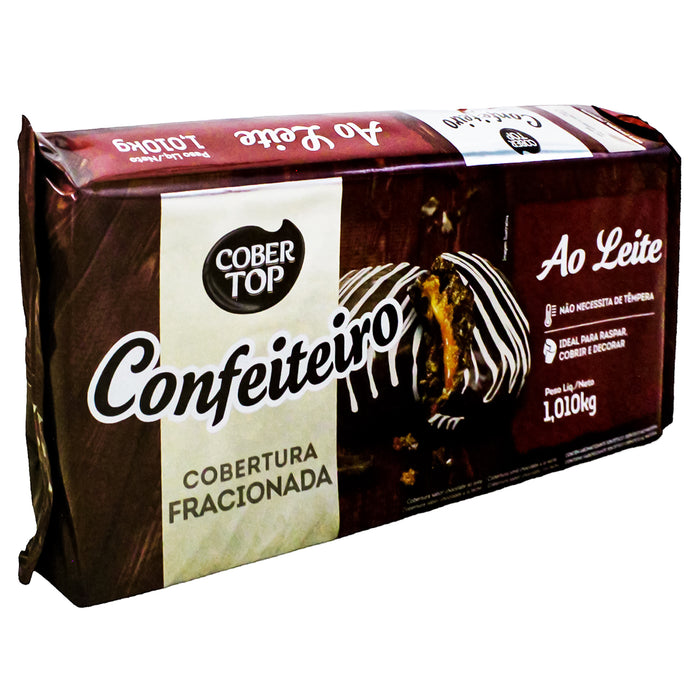 Cobertura Confitada Cobertop Chocolate Con Leche X 1Kg