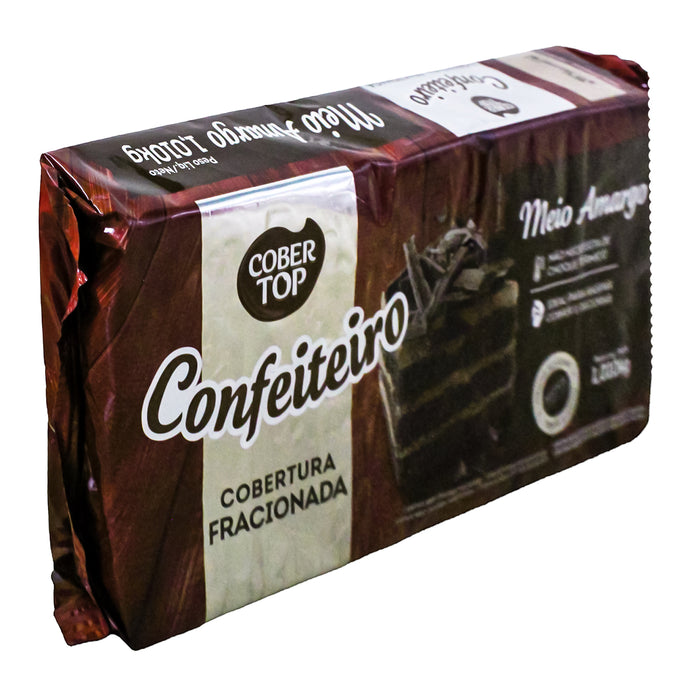 Cobertop Cobertura Confitada Chocolate Medio Amargo X 1Kg