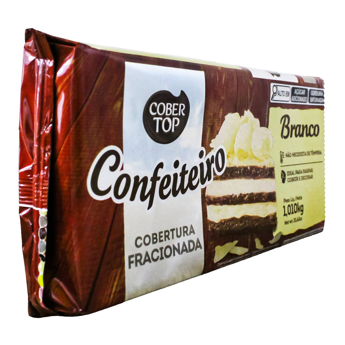 Cobertura Confitada Cobertop Chocolate Blanco X 1Kg
